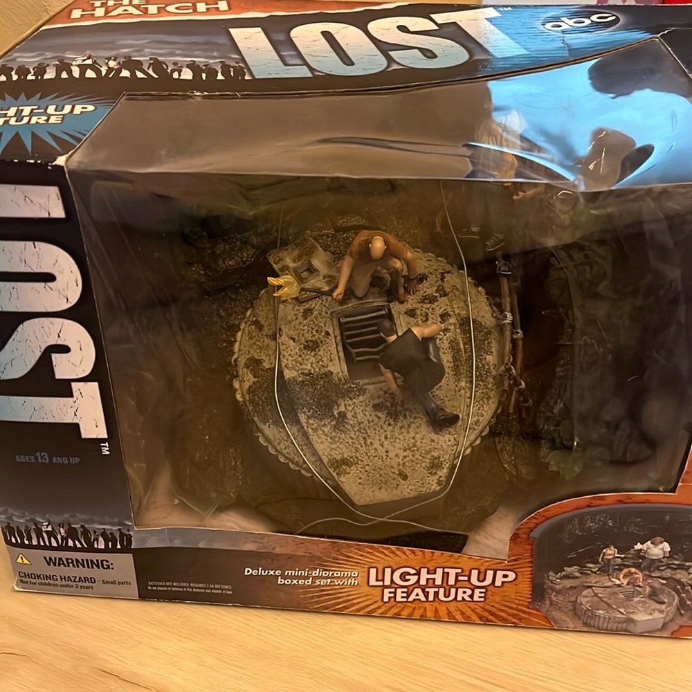 Lost The Hatch Light Up Deluxe Mini Diorama Figure McFarlane Toys 2006 ABCTv New